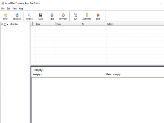 Export IncrediMail to Outlook Express Screenshot 1