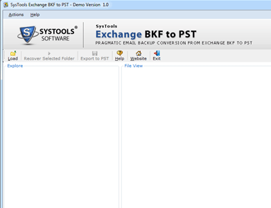 Exchange Backup to PST Screenshot 1