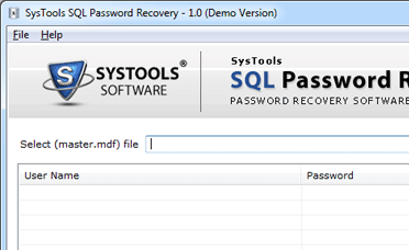 SQL Password Reset Tool Screenshot 1