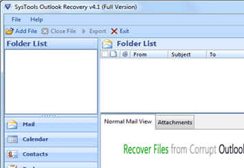 Recover 2GB PST Tool Screenshot 1