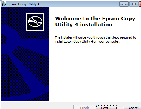 EPSON Copy Utility Screenshot 1