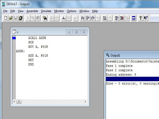8051 IDE Screenshot 1