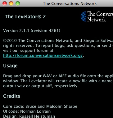 The Levelator Screenshot 1