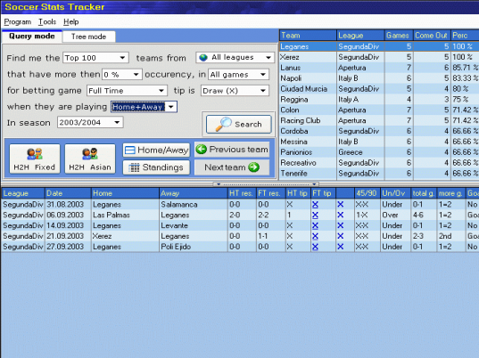 Soccer Stats Tracker Screenshot 1