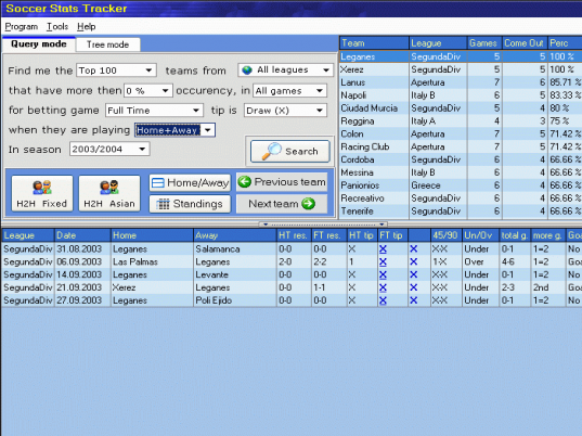 soccer stats tracker 