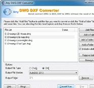 DWG Converter 2009 Screenshot 1
