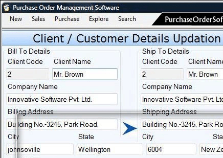 Purchase Order Software Screenshot 1