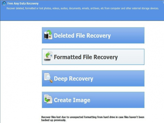 Free Data Recovery Screenshot 1