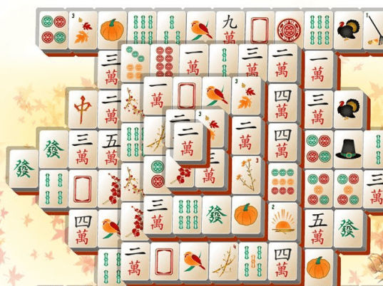 Thanksgiving Mahjong Screenshot 1