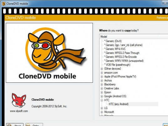 CloneDVDmobile Screenshot 1