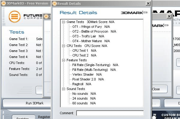 3DMark03 Screenshot 1