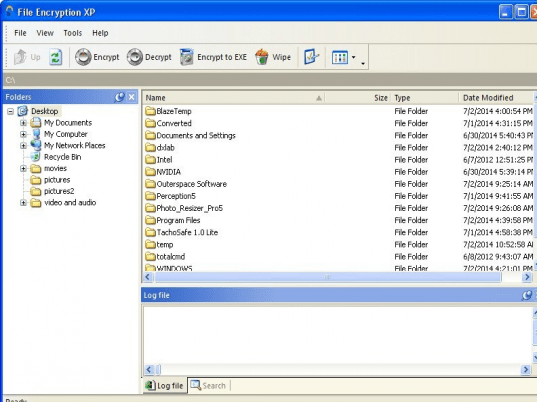 File Encryption XP Screenshot 1