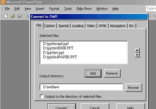 Jetsoft P2S Converter Screenshot 1