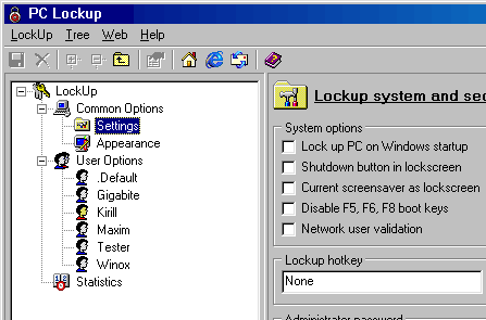 Windows LockUp Screenshot 1