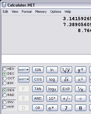 Calculator.NET Screenshot 1