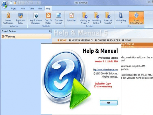 Help & Manual Screenshot 1