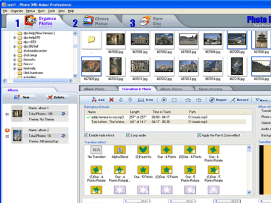 Photo DVD Maker Professional Screenshot 1