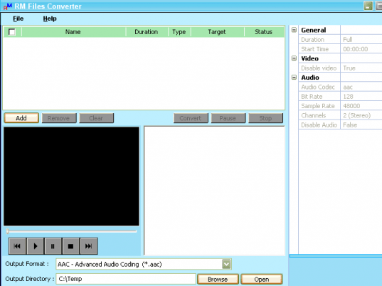 RM Files Converter Screenshot 1