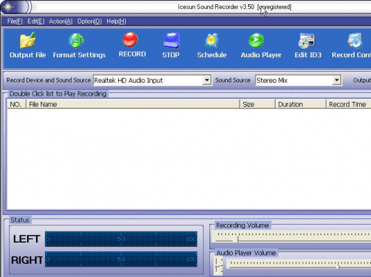 Icesun Sound Recorder Screenshot 1