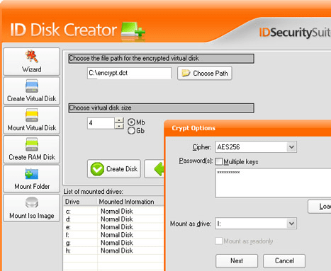 ID Disk Creator Screenshot 1