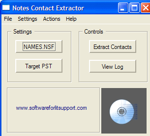NotesContactExtractor Screenshot 1