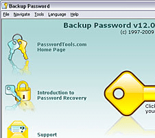 Backup Password Screenshot 1