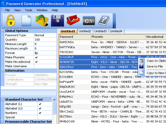 Password Generator Professional Screenshot 1