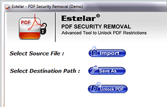PDF Password Remover To Unlock PDF Files Screenshot 1