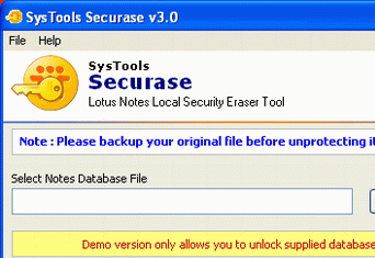 Remove Security from Restricted NSF Screenshot 1