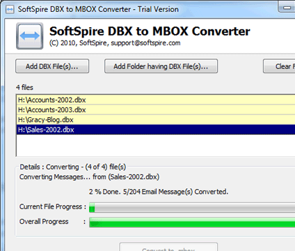 Import DBX to Mac Mail Screenshot 1