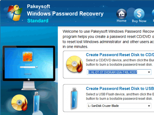 Windows 7 Password Reset Screenshot 1