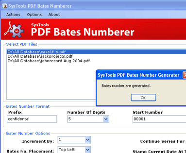 Batch Stamping In PDF Document Screenshot 1