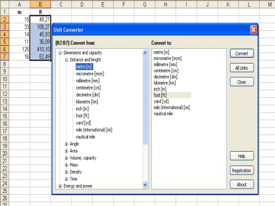 Unit Converter for Excel Screenshot 1