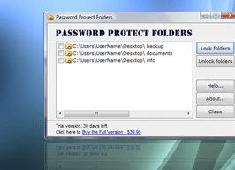 Protect Folder in Windows Screenshot 1