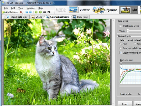Artensoft Photo Editor Screenshot 1