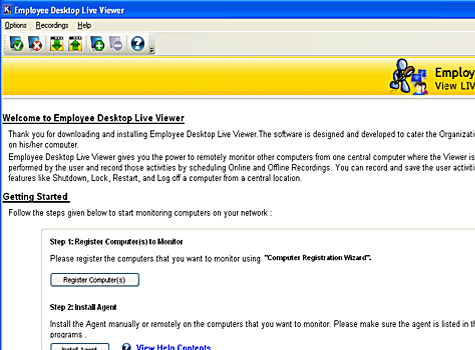 Employee Monitoring Software Screenshot 1