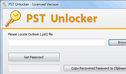 Advanced Outlook Password Recovery Screenshot 1