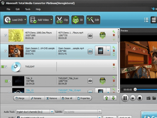 Aiseesoft Total Media Converter Platinum Screenshot 1