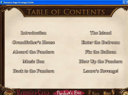 Vampire Saga: Pandora's Box Strategy Guide Screenshot 1