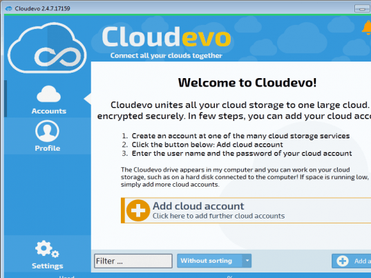 Cloudevo Screenshot 1
