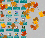 Falling Autumn Leaves Screen Saver Screenshot 1