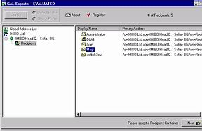 IMI GAL Exporter Screenshot 1