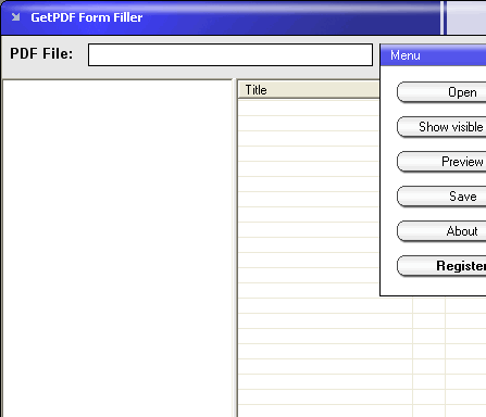 GetPDF Form Filler Screenshot 1