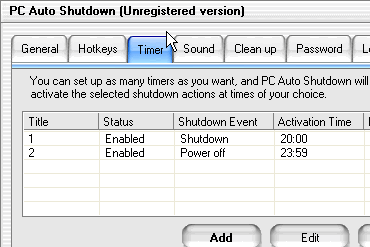 PC Auto Shutdown Screenshot 1