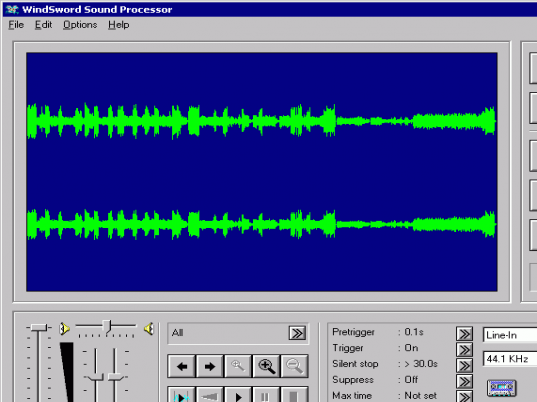 WindSword Sound Processor Screenshot 1