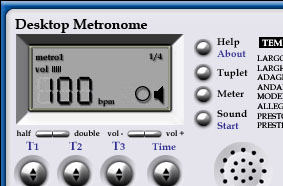 Desktop Metronome Screenshot 1