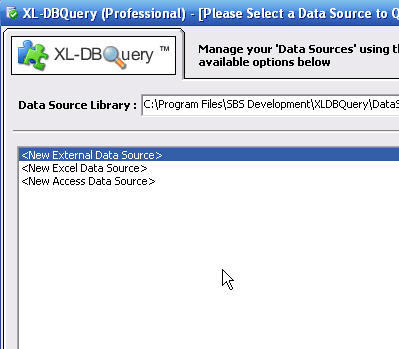 XL-DBQuery Screenshot 1