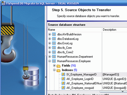 FlySpeed DB Migrate to SQL Server Screenshot 1