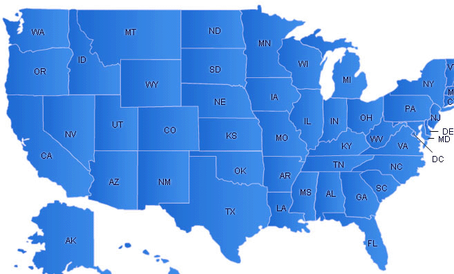 USA Flash Map Screenshot 1