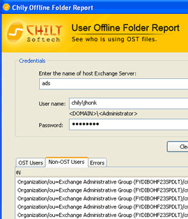 Chily Offline Folder Report Screenshot 1